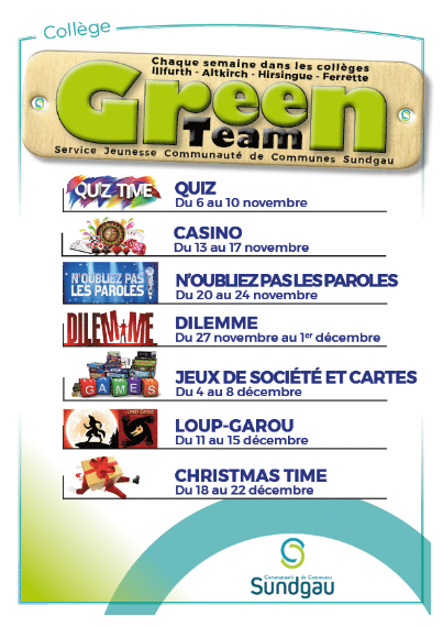 Affiche green team